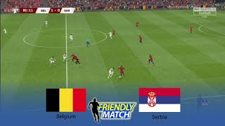 Belgium vs Serbia | International Friendly Match 2023 | 12 November 2023 | PES Gameplay Prediction