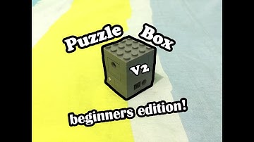 Lego Puzzle box - complexity for beginners - full tutorial - The Box