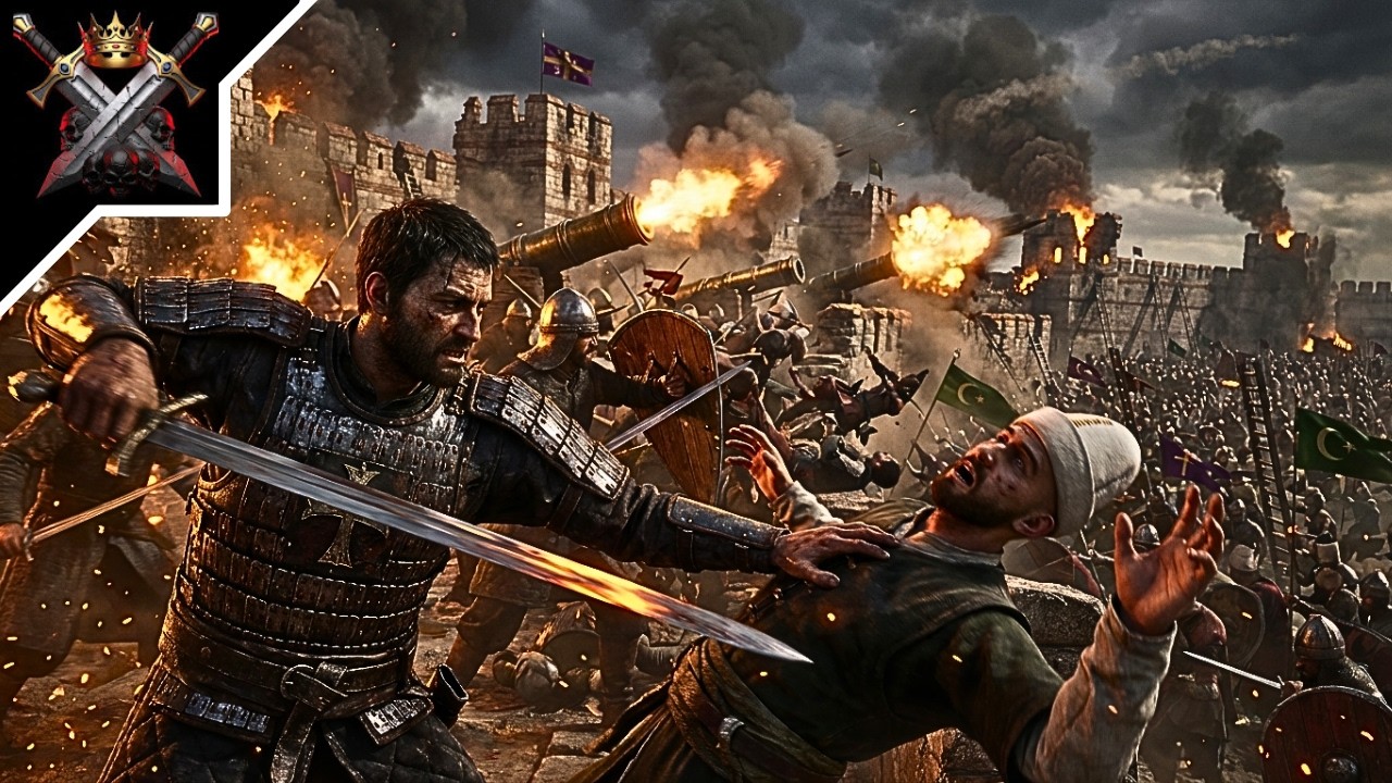 ¿Cómo 7.000 Bizantinos RESISTIERON a 150.000 Otomanos Hasta la MUERTE?