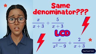 Add & Subtract Rational Expressions FAST - The LCD Trick Every Student Should Know!