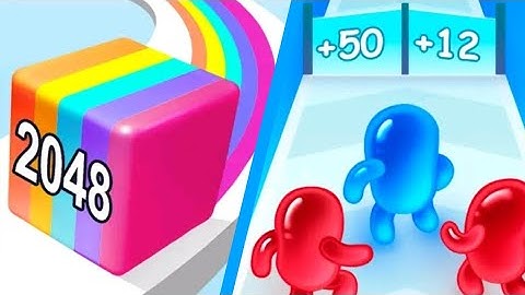 Jelly Run 2048 Vs Join Blob Clash 3D  Walkthrough Android Gameplay