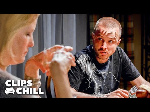 Awkward Dinner Scene with Jesse Walter and Skylar | Breaking Bad (Bryan Cranston)