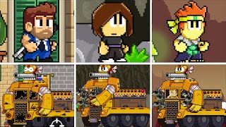 Dan the Man: Action Platformer - Barry & Josie & Dan vs Robot riot Boss .