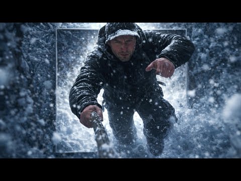 Deep snow and wild boar contact in livestream