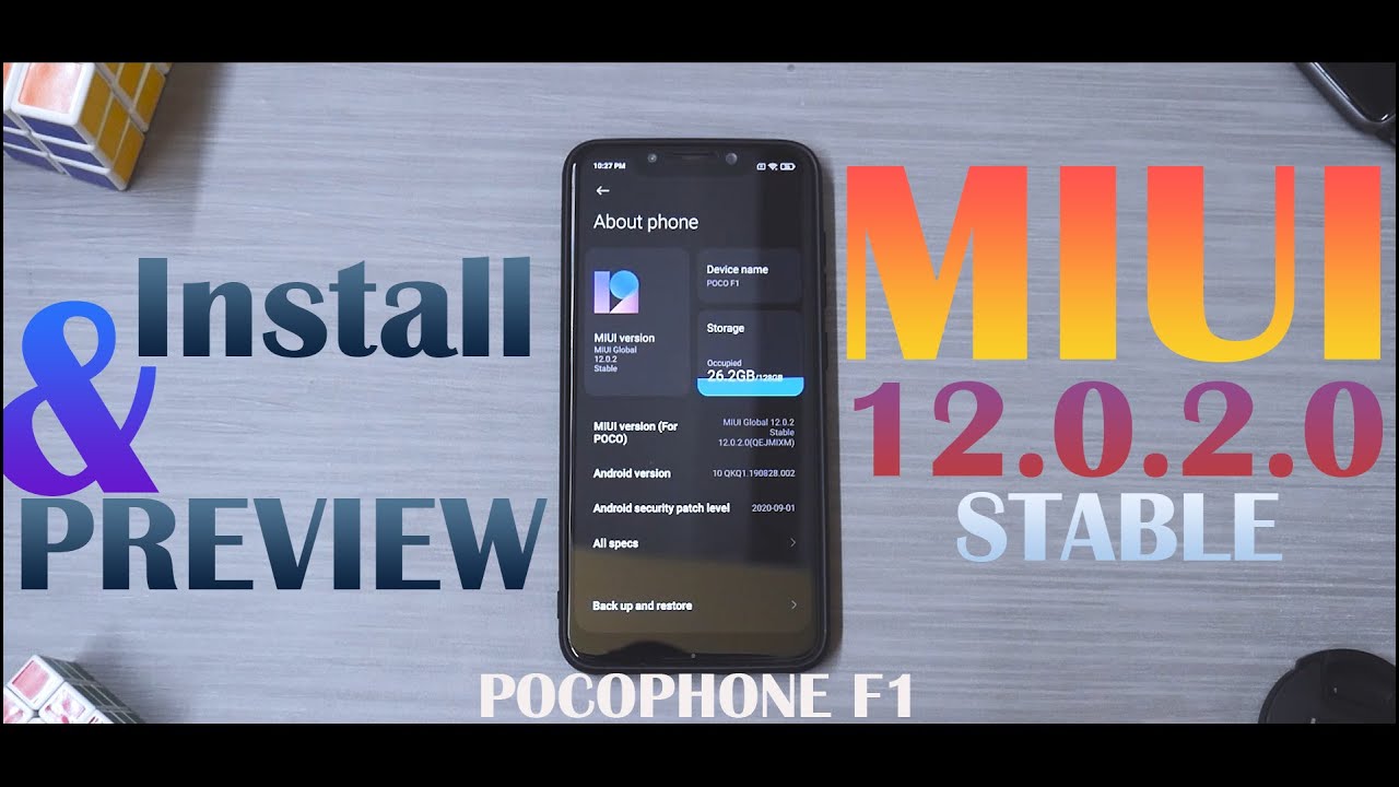 Poco F1 Official | Install MIUI 12 Stable Without TWRP | Easiest ...