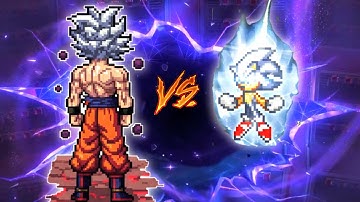 Goku DBS V7 TP OP(AF) VS Sonic Chaos V4 JVL OP(AF) & Multiverse Sonic OP(AF) in Jump Force Mugen