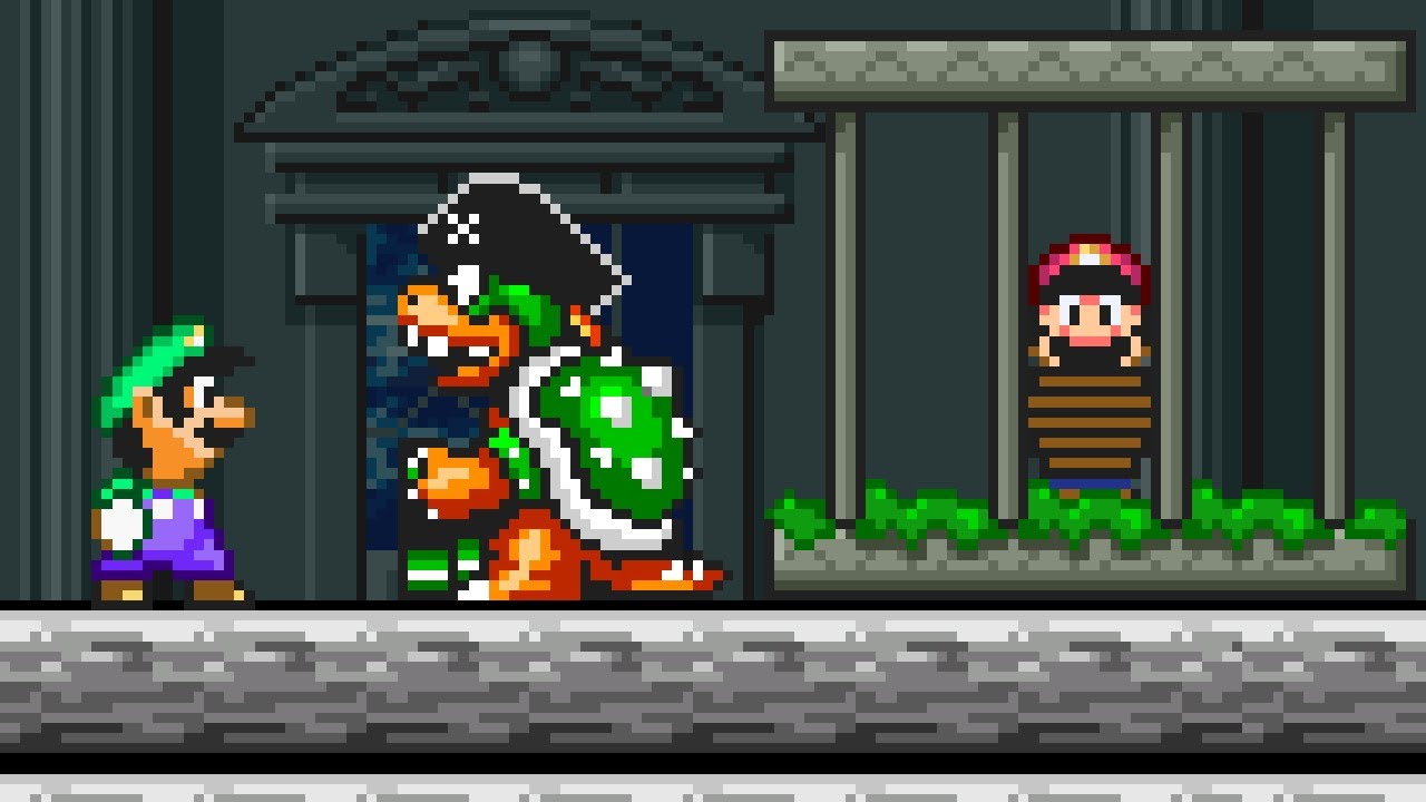 Super Mario World (SNES) - Luigi's Quest #12: Final (Rom Hack). ᴴᴰ
