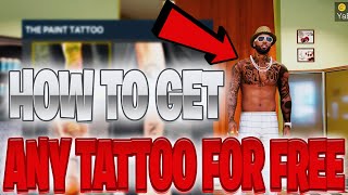 NEW TATTOO GLITCH NBA 2K23 HOW TO GET ANY TATTOO FOR FREE WORKING AFTER LATEST PATCH #2K23 #NBA2K23