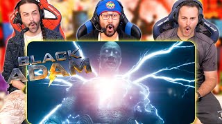 BLACK ADAM Comic Con TRAILER REACTION!! Sneak Peek | Dwayne Johnson | SDCC 2022