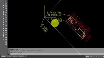 Convervet UTM Coordinates in Local Coordinates system & Use both in AutoCAD same drawing Urdu/Hindi