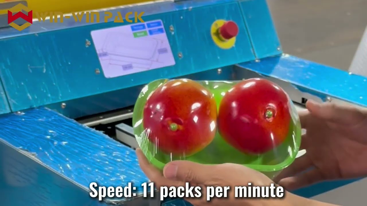WIN WIN PACK High-Efficiency Guava Food Wrapping Machine – 11 Packs per Minute 