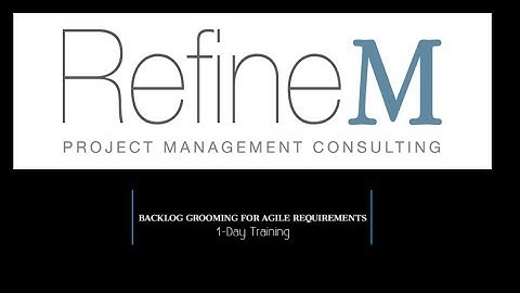 Backlog Grooming 1-Day Class