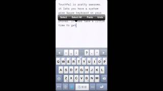 TouchPal: Jailbreak Tweak Brings Free Swype-Like Keyboard To iPhone - iPhone Hacks screenshot 4