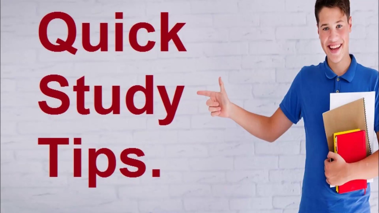 Quick study tips - YouTube