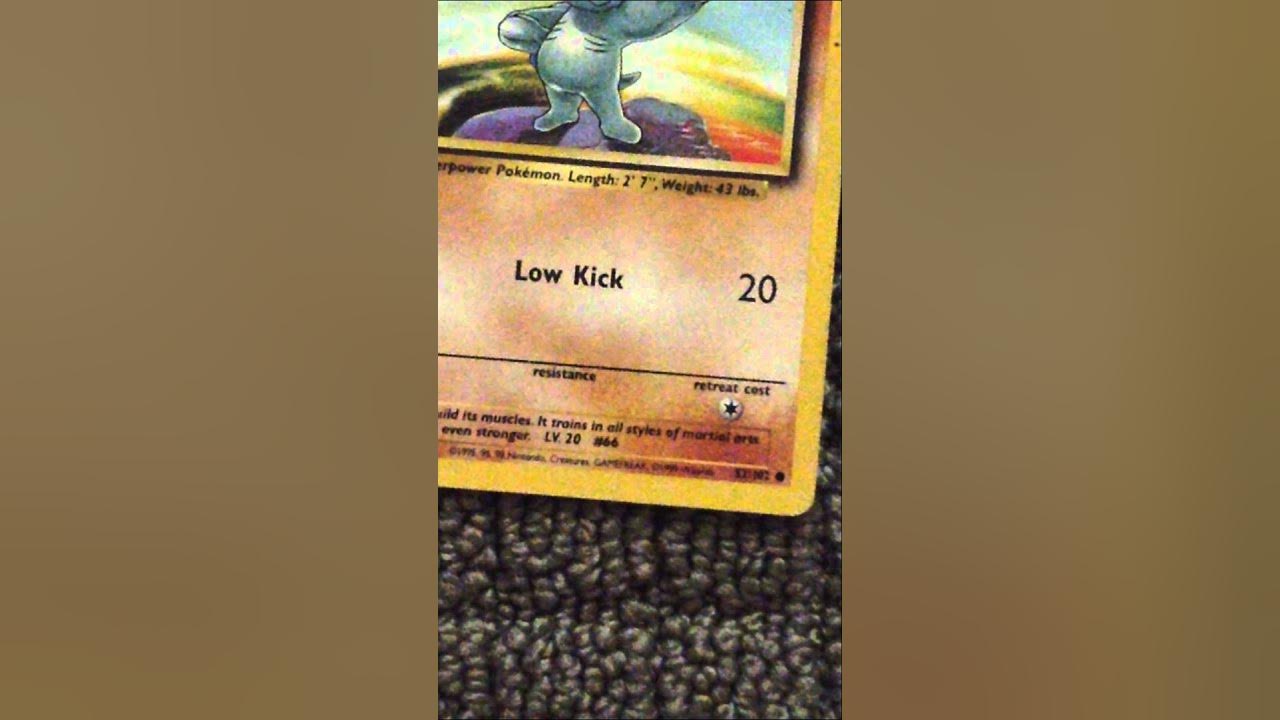 How to tell if a Pokemon card is 1st edition YouTube