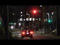 【警察】赤点滅036 ブッチギリの黒いセダンを静かに追う白黒パトカー