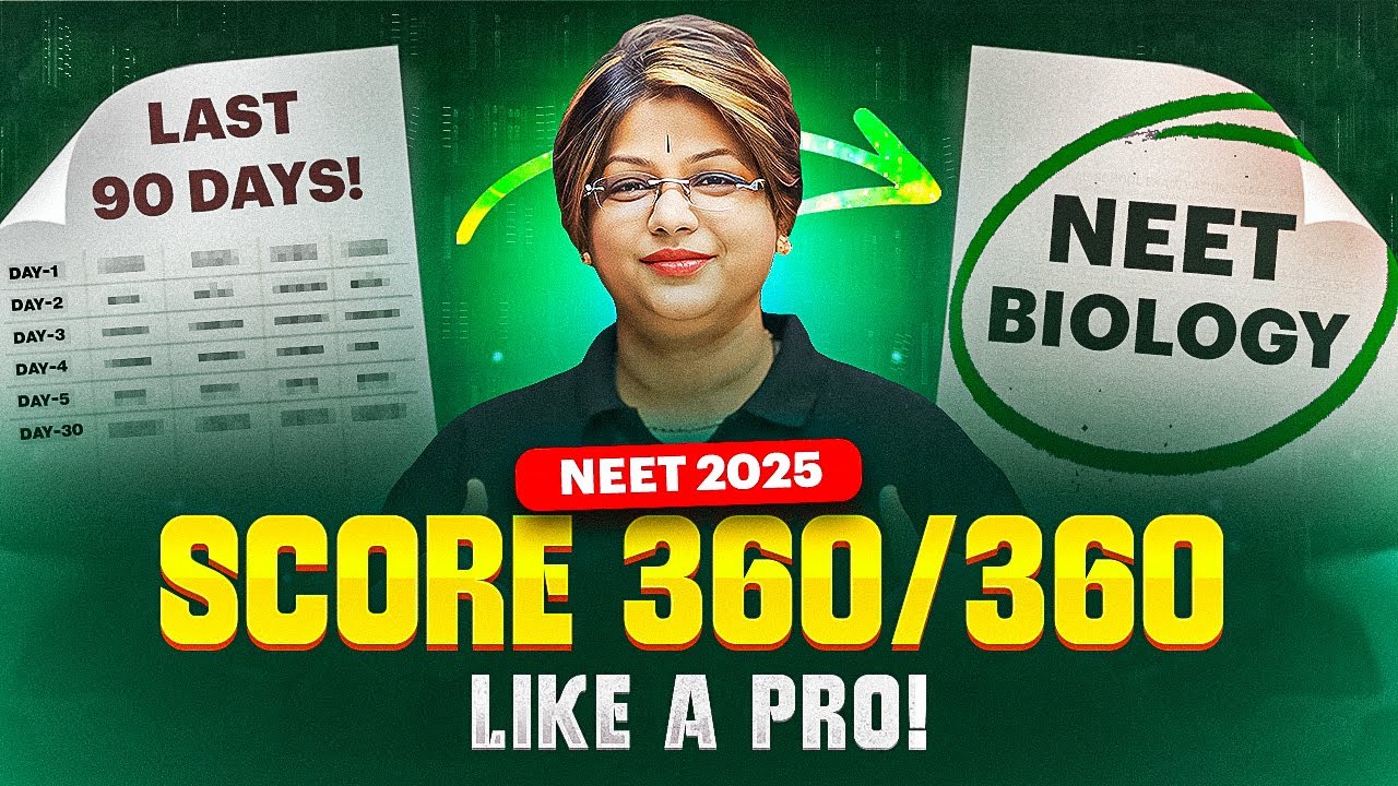 SCORE 360/360 in NEET Biology - THE MASTERPLAN🔥 - PhysicsWallah