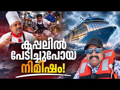 കൊടുങ്കാറ്റിൽപ്പെട്ട കപ്പൽ! | Scariest Cruise Ship Experience | Harees Ameerali - Ep 5