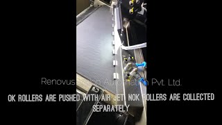 High Speed Roller Visual and Dimension Inspection Machine