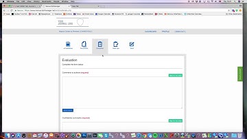 Delivering a Review in Manuscript Manager