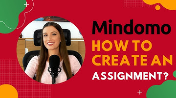 How to create a Mindomo mind map assignment?