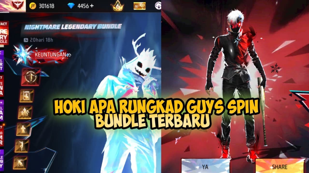 Akhirnya Dapat Nightmare Legendary Bundle FF! Auto GG 😈