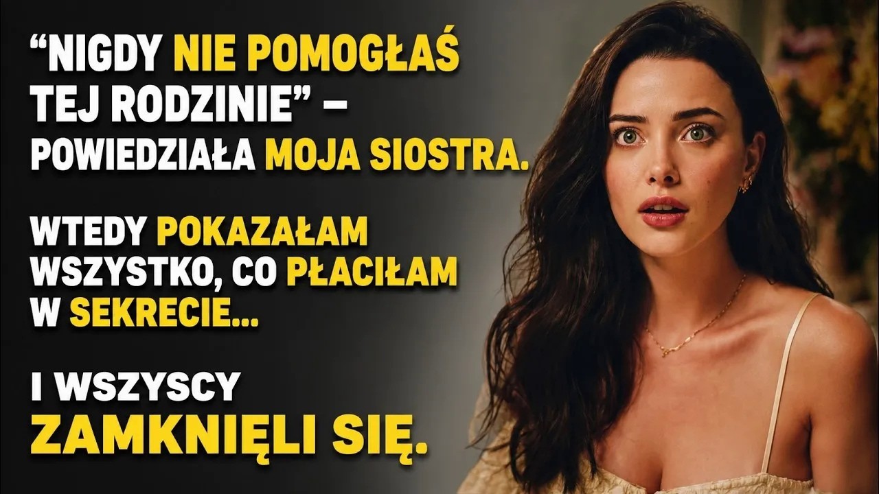 Podczas rodzinnej kolacji moja siostra zaśmiała się, gdy mama poprosiła mnie, żebym zwiększyła comiesięczne przelewy. „Kalina nigdy nie dołożyła się do niczego, co naprawdę miałoby znaczenie” –...