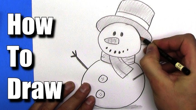 Kids Can Draw: Easy Snowman for Ages 4,5,and 6 (patron spots available) 