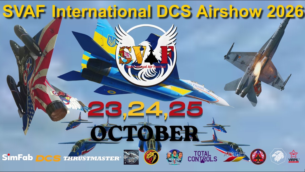 SVAF International DCS Airshow 2026 (October 23rd to 25th)