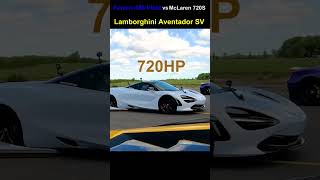 Ferrari 488 Pista Vs Mclaren 720S Vs Lamborghini Aventador Sv
