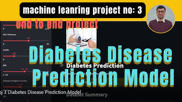 Creating a Diabetes Prediction Model with Machine Learning | Machine Learning Projects | ChatGPT