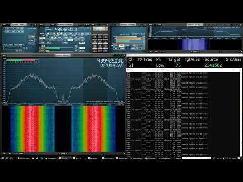 ICOM IC-7100 IQ output into SDRUno into DSD+ Fastlane decoding DMR