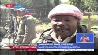 Maasifa wa Polisi washika doria katika eneo la Mau Narok huku taharuki yakitandaa