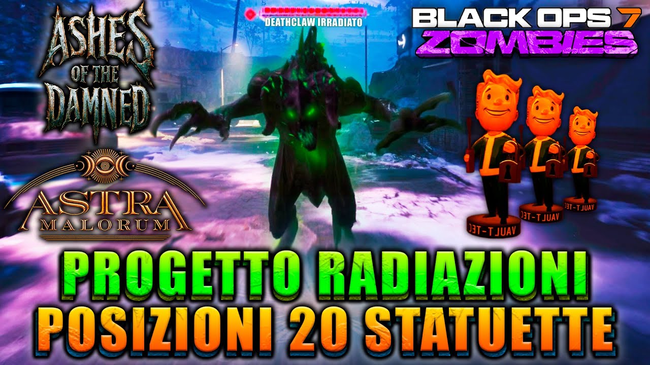 COME FAR SPAWNARE IL DEATHCLAW IRRADIATO SU ASHES OF THE DAMNED E ASTRA MALORUM! Black Ops 7 Zombies