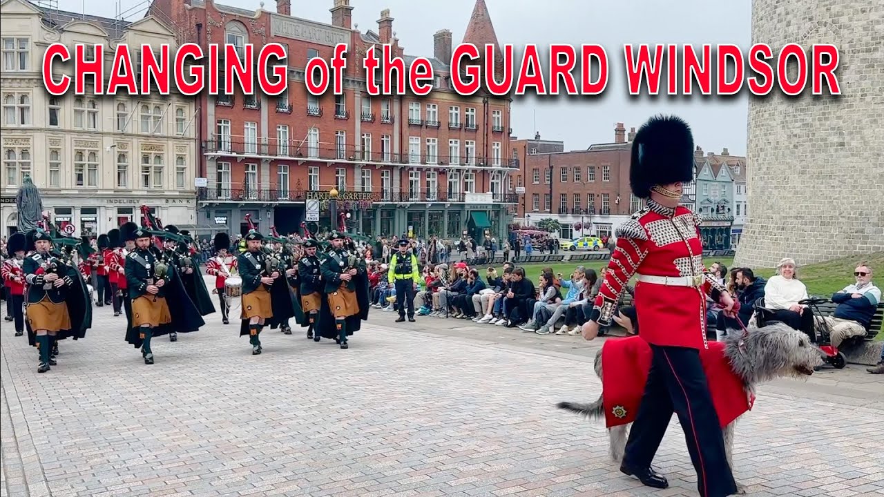 WINDSOR CASTLE GUARD Pipes No. 12 Coy. Irish Guards with Number 12 Company Irish Guards NEW