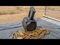 Magpul d60 arm4 drum magazine  loading and shooting 556x45mm