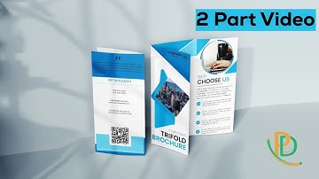 Tri Fold Brochure Design Front and Back (2 Part) Video How to Make Brochure In Illustrator Tutorial