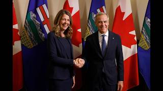 LIVE: Mark Carney and Danielle Smith at pro-unity event in Red Deer, Alta.