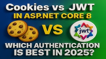 Cookies vs JWT Authentication in ASP.NET Core 8 | Which Authentication is Best in 2025?