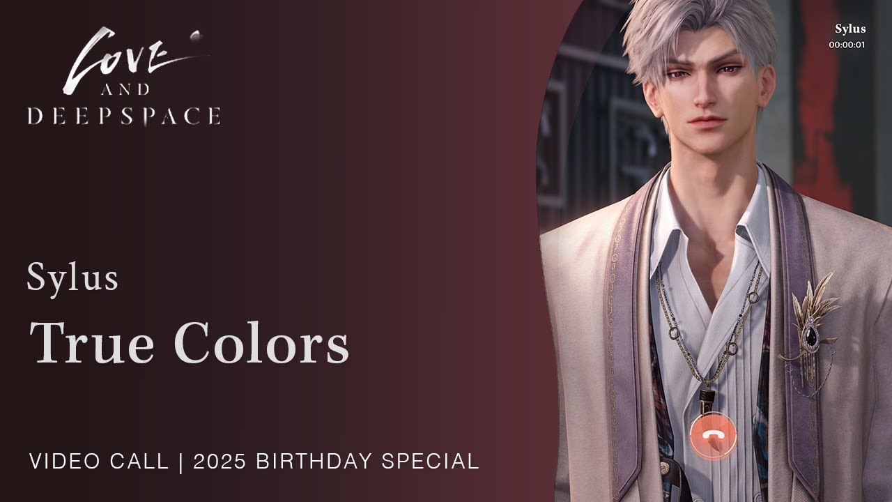 Sylus True Colors 2025 Birthday Video Call | Love and Deepspace