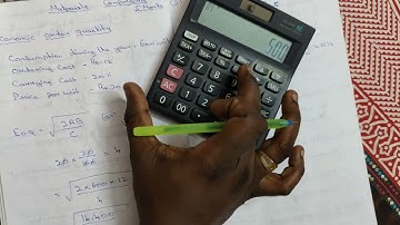 Cost Accounting - Material costing (EOQ) and Re-order level compulsory sums...B.com/M.com/CMA.....