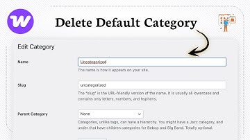 Hoe verwijder je de categorie 