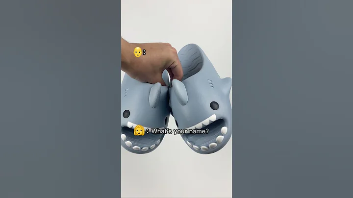 Say goodbye to tired feet and hello to adorable shark slippers!#sharkslides #cozy