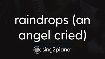 Ariana Grande - raindrops (Karaoke Piano)