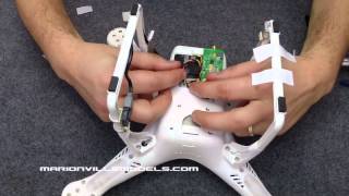 How to Fit FPV Fatshark Video Tx & iOSD Mini to DJI Phantom 2 H3-3D Gimbal Quadcopter