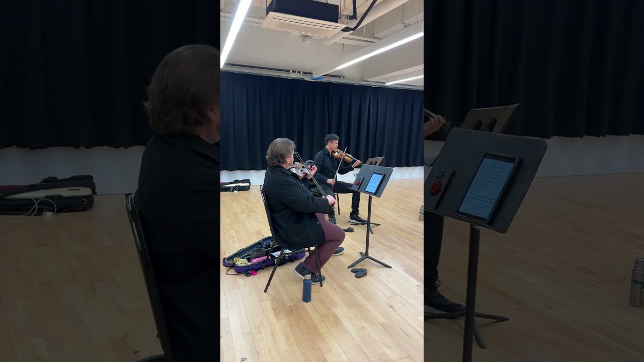 Ron Carter - Rehearsing Brandenburg Concerto with ETHEL