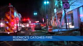 State Street closed after fire in Sch'dy business