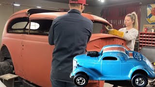 Bad Chad chops roof 4' on 1940 Ford by JOLENE 26,344 views 1 month ago 1 hour, 15 minutes