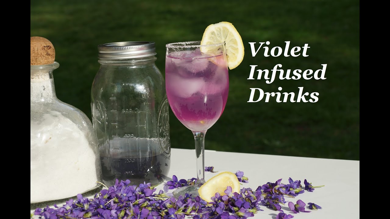 Violet Infused Drinks YouTube