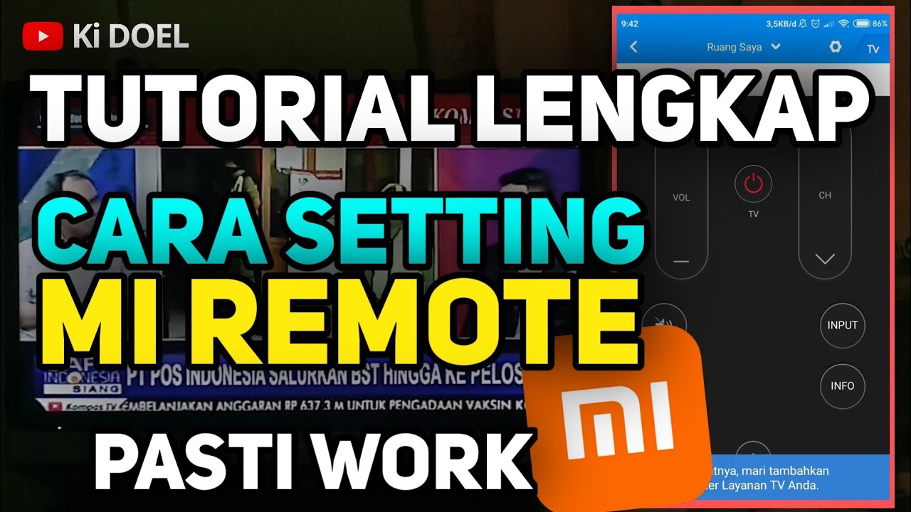 Cara Setting Mi Remote Tv Pada Tv Toshiba Dll Youtube